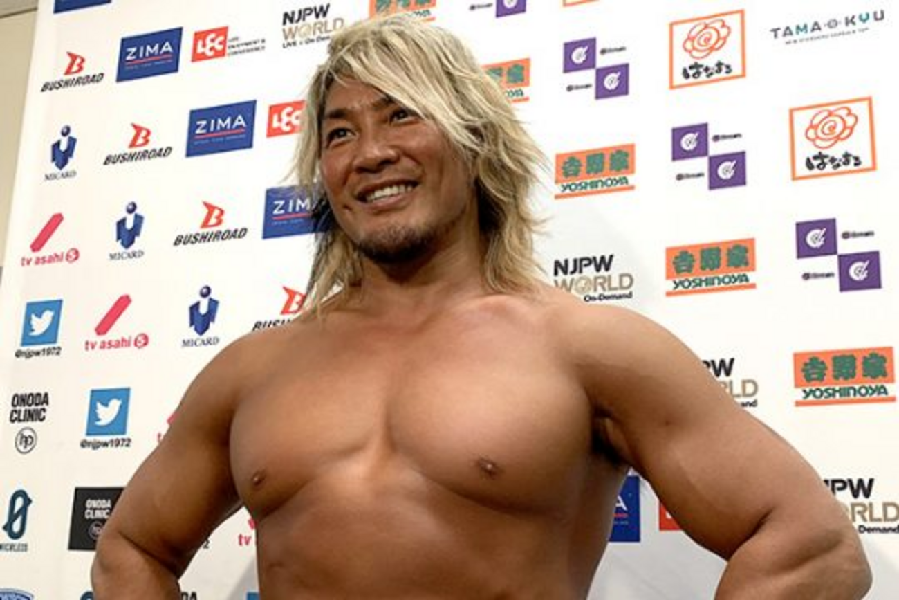 新日本プロレス】棚橋弘至はNEVERのベルトを自らの”変身ベルト”に