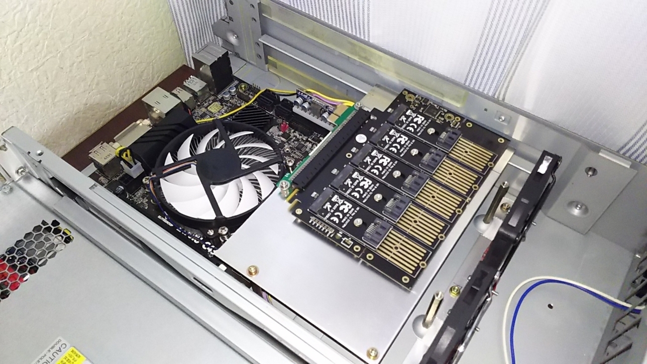 2Uラックマウント型PCサーバー製作 その8 - Hone.のPC工房