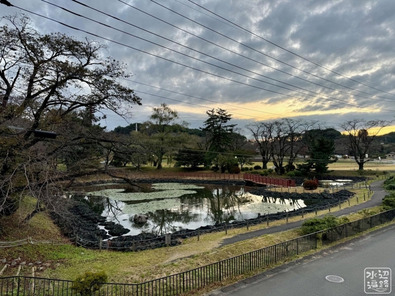 長峰公園の池（栃木県矢板） - 水辺遍路