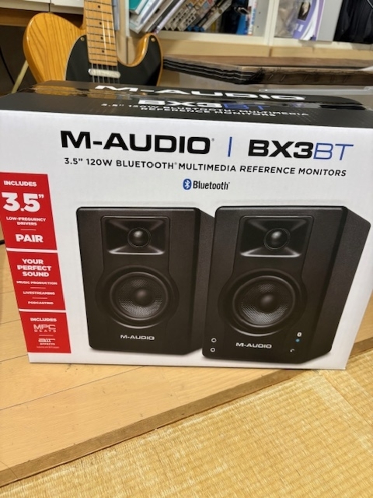 モニタースピーカー M-AUDIO BX3 BT 購入 - 気ままなﾊﾞｲｸ生活