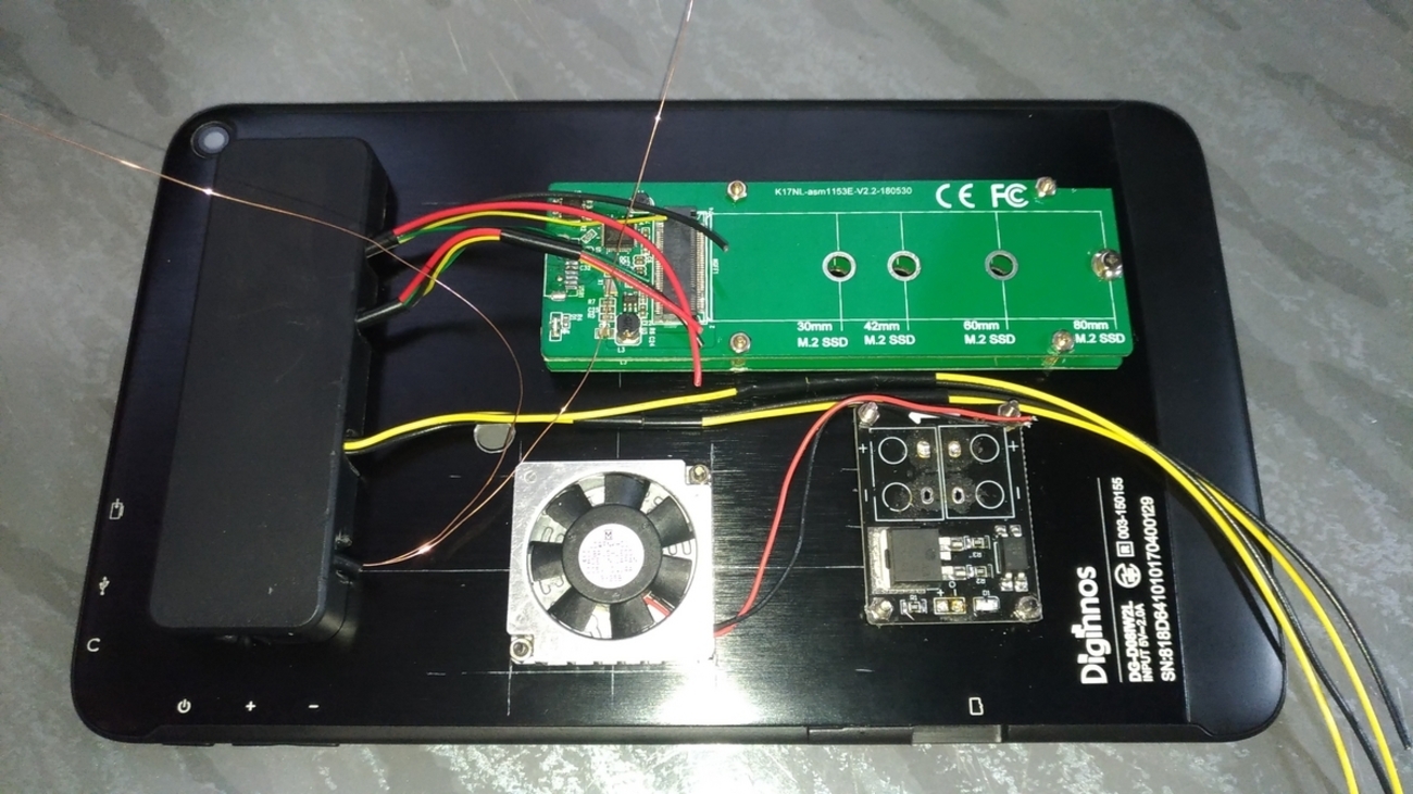 8インチタブレットを拡張してみよう 製作前編 - Hone.のPC工房