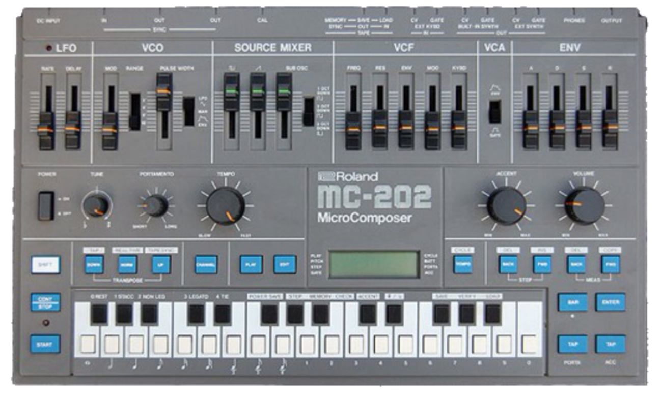 Roland MC-202 アナログシンセサイザー　完動品 backend=imagemagick;version=1;