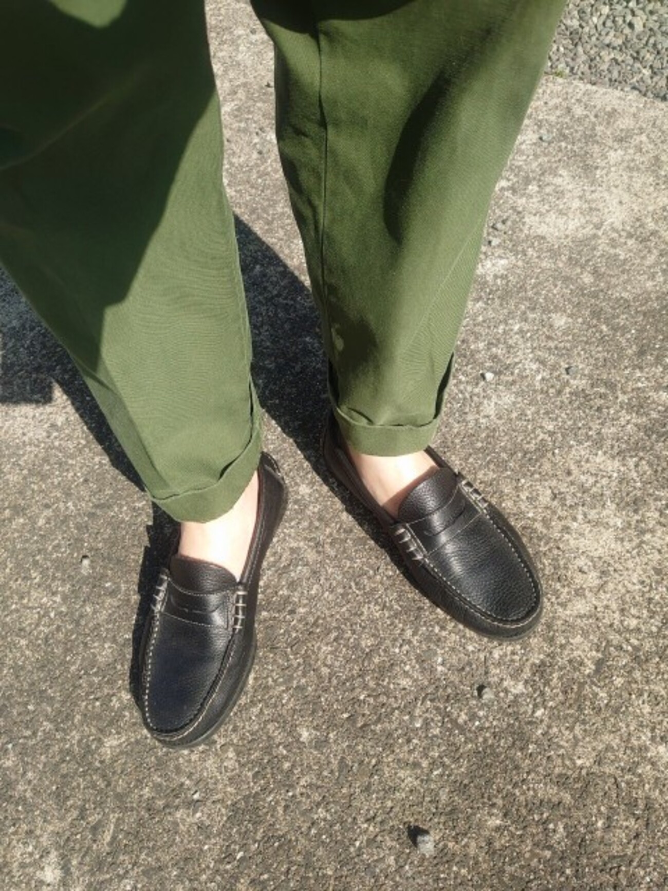 年間通して一番履いたシューズはパラブーツのローファー「コロー（シボ革）」でした - YMのメンズファッションリサーチ