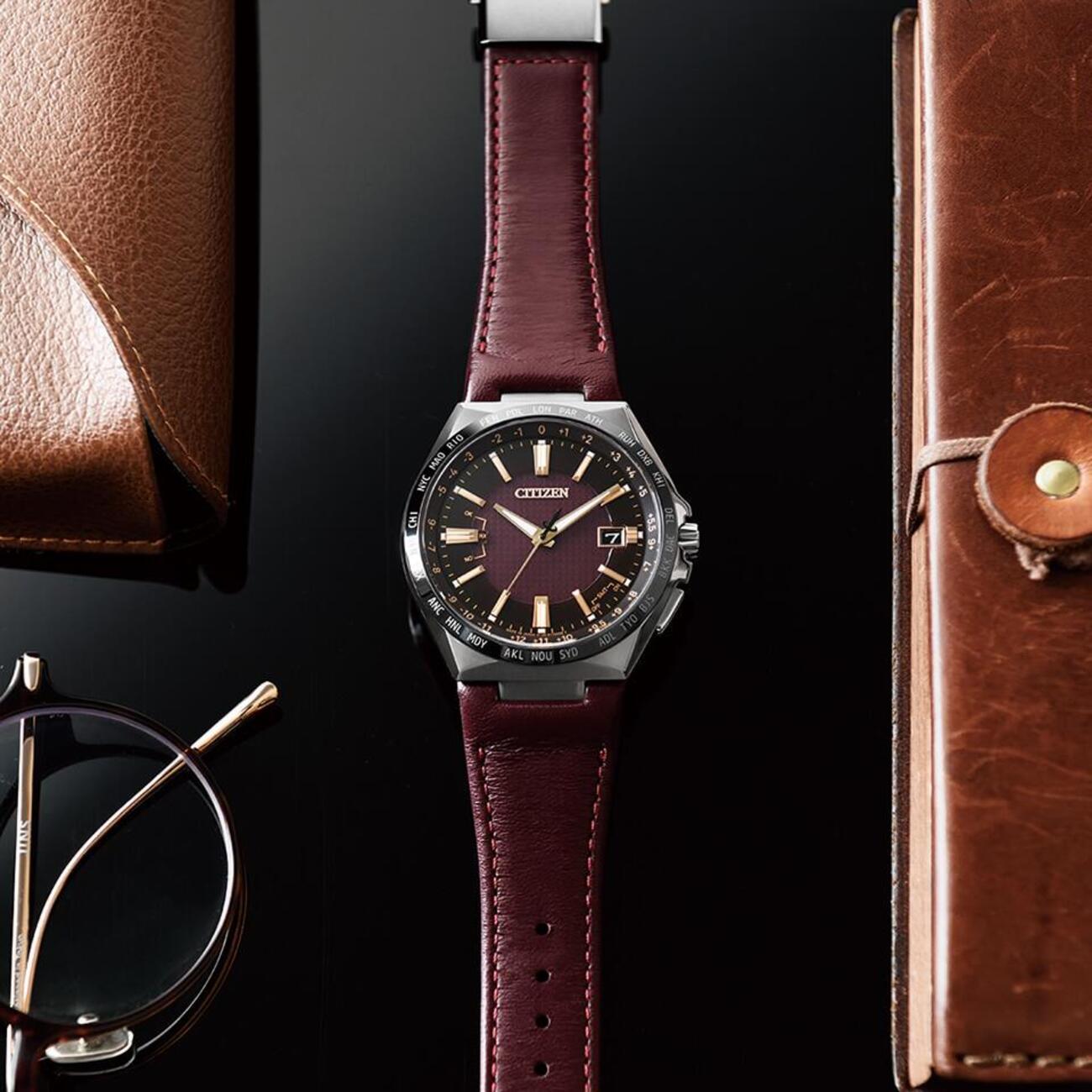 【美品】シチズン ATTESA ACT Line CB0216-07W Citizen Attesa ACT Line Limited Model CB0216-07W
