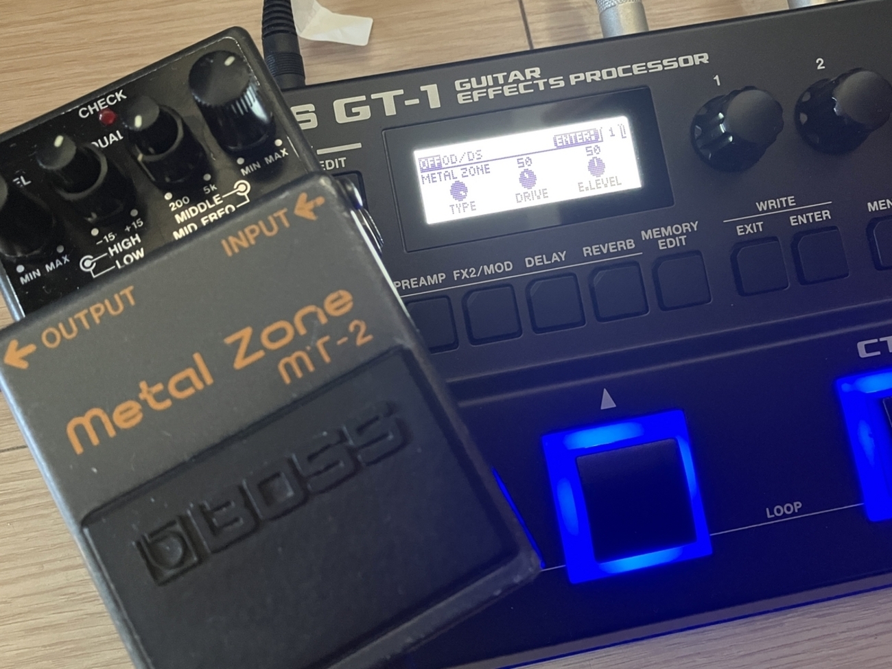 メタルゾーン検証】BOSS MT-2とBOSS GT-1のMETAL ZONEを比較しま