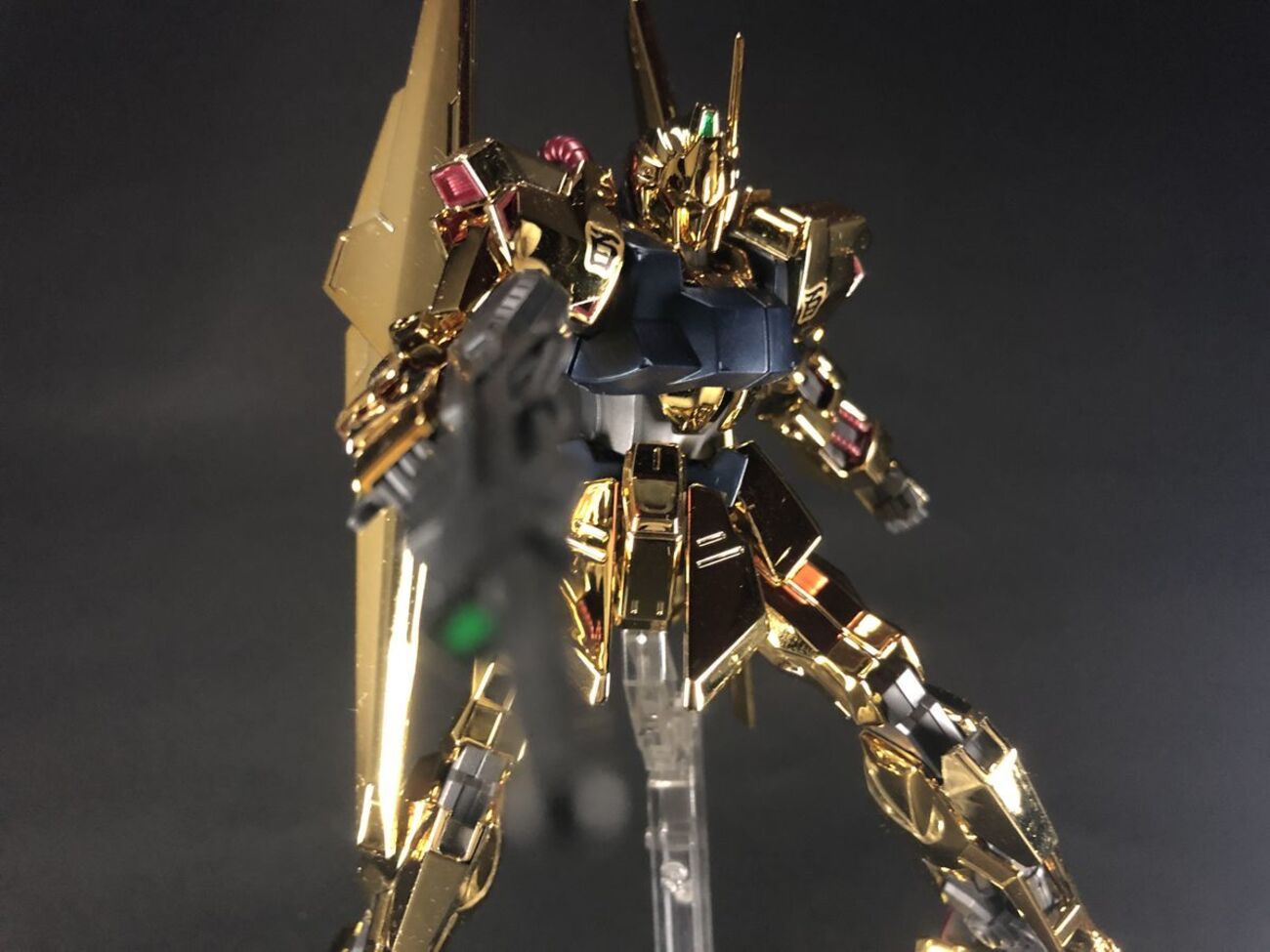 HG ガンダムベース限定 百式 ゴールドコーティング レビュー