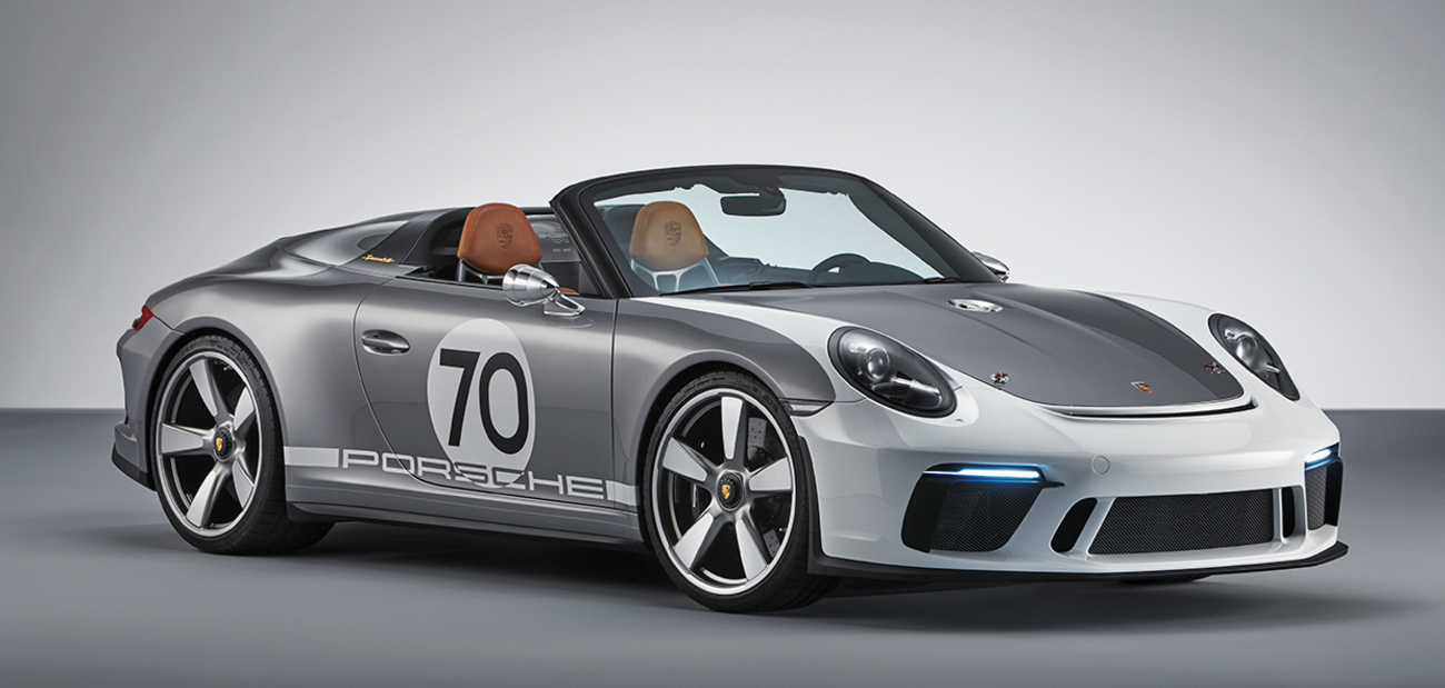 ポルシェ70周年を記念した 、911スピードスターコンセプトを発表 - BRUDER