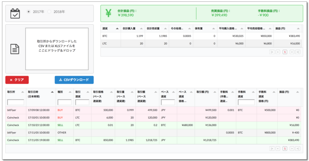 仮想通貨税金計算サービス「BITCOINTAX」をリリースしました - akiyoko blog