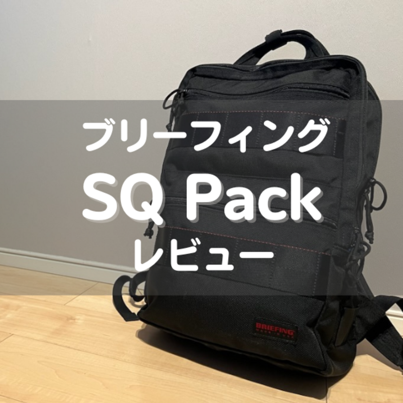 ブリーフィングのSQ PACK徹底レビュー| サイズ感や機能は？ - くまトリップ