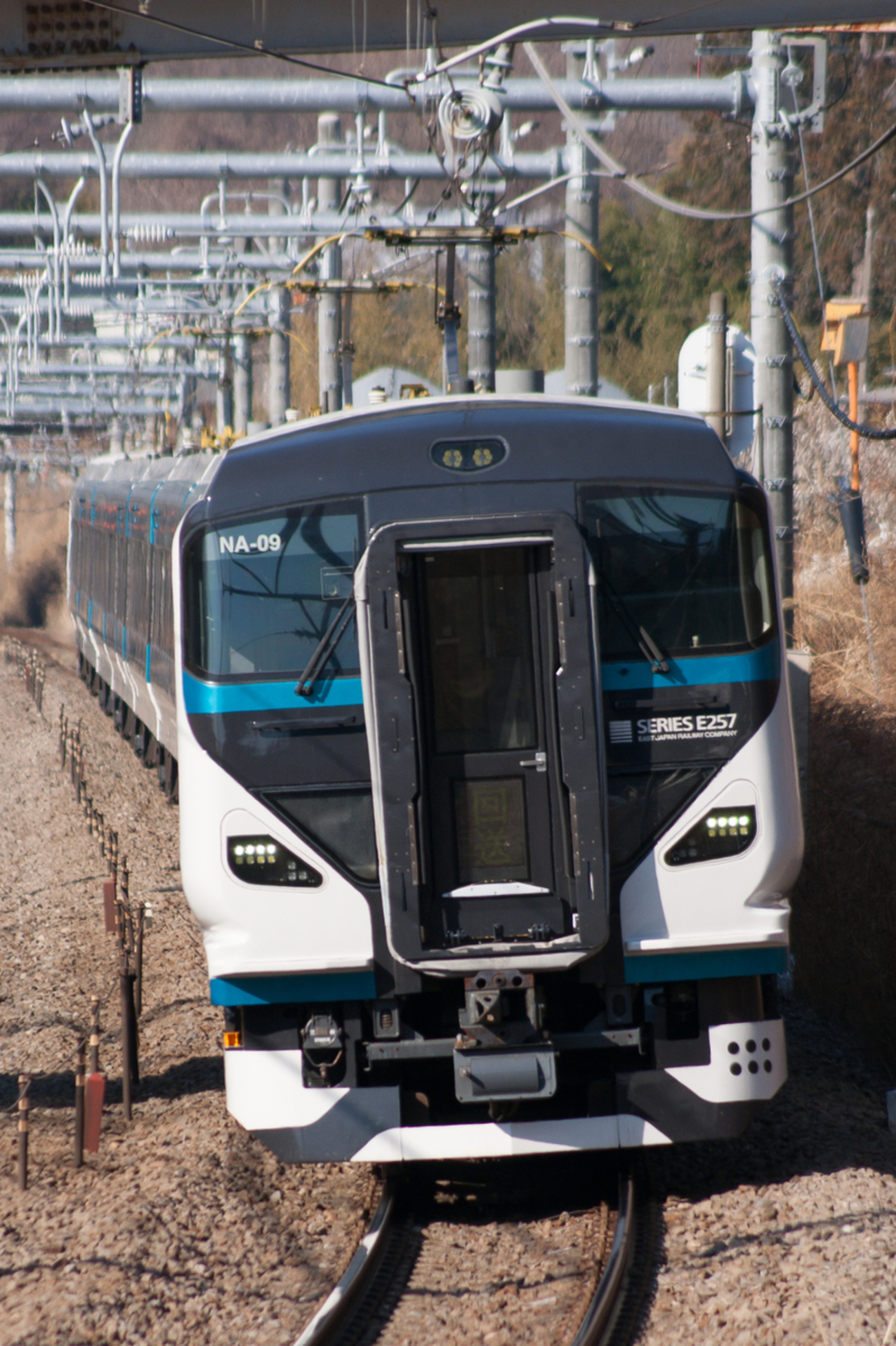 2/22 E257系2000番台NA-09編成 NN出場回送 - あるふぉの落書き帳
