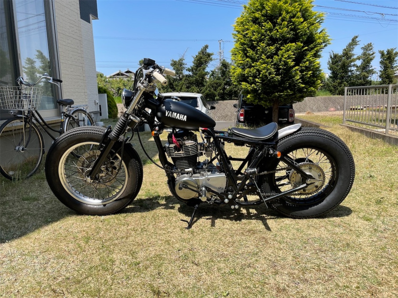 SR400 ハードテール 車検対策 - You only live once