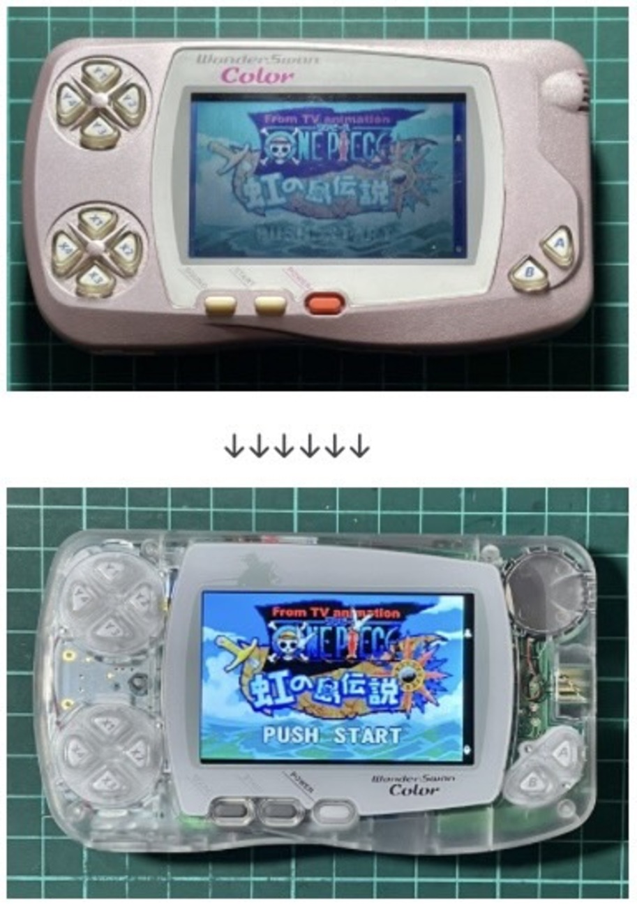 ワンダースワン 2台 デジモンソフト付き ※ジャンク品 わざとらしく