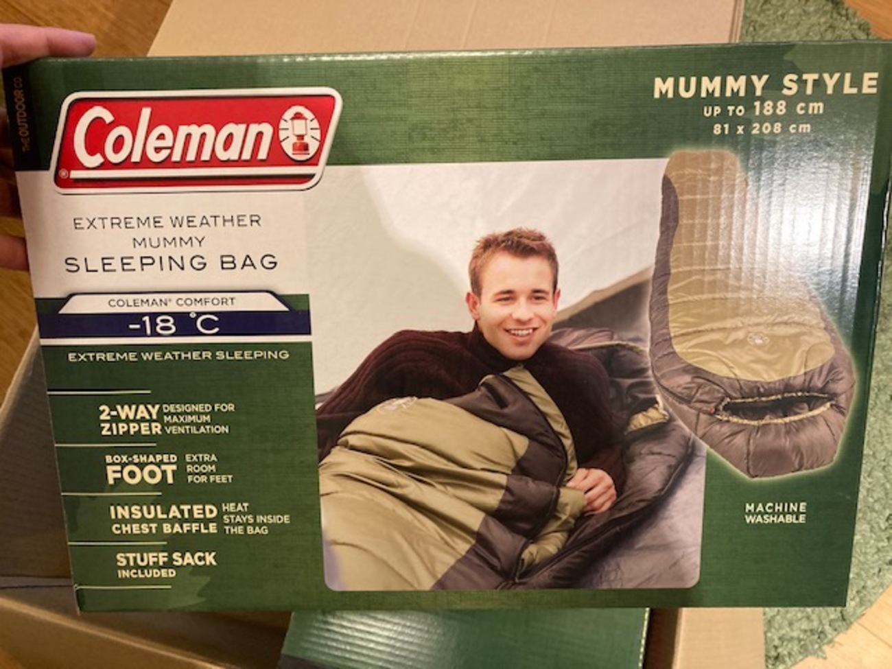 コールマン エクストリームウェザーマミースリーピングバッグ　コストコ Amazon.co.jp: Coleman Extreme WHEATHER Mummy コールマン
