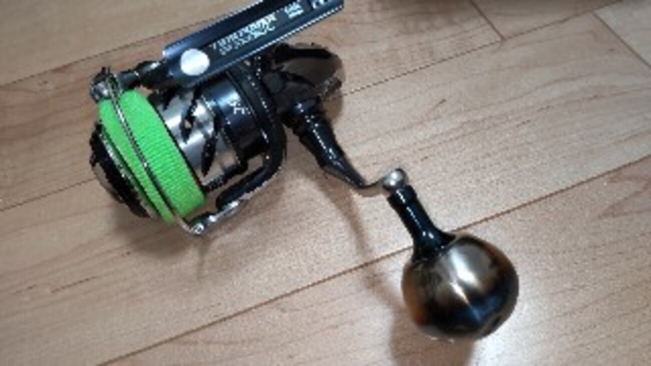 21ツインパワーSW5000HG ハンドルノブ交換 （純正→ウルクス ミッド 