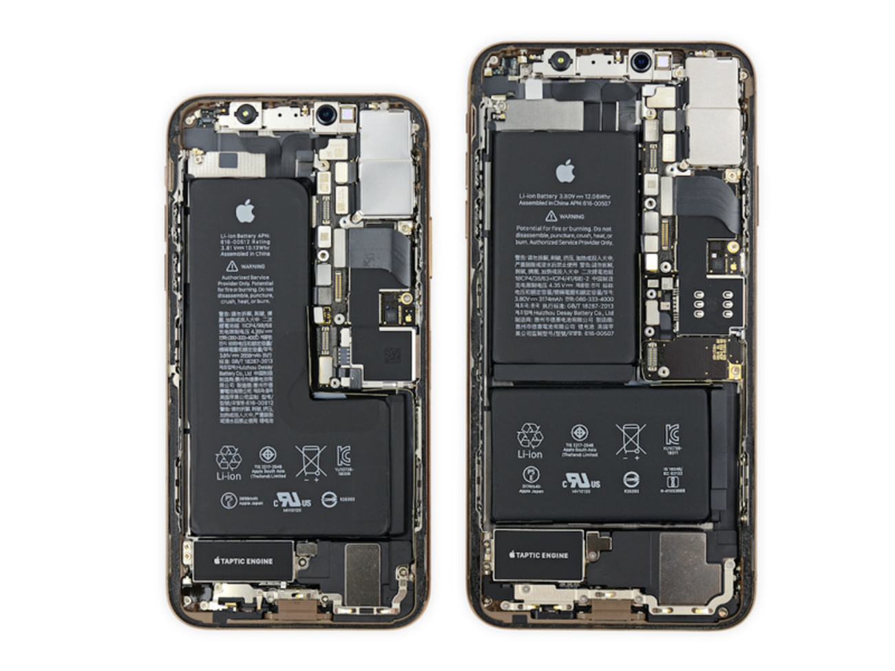 №28 iPhone X/XS/XS Max基板分離用ヒーターはんだ融解修理用 iPhone XS/XS Maxの分解レポートをiFixitが公開 - こぼねみ