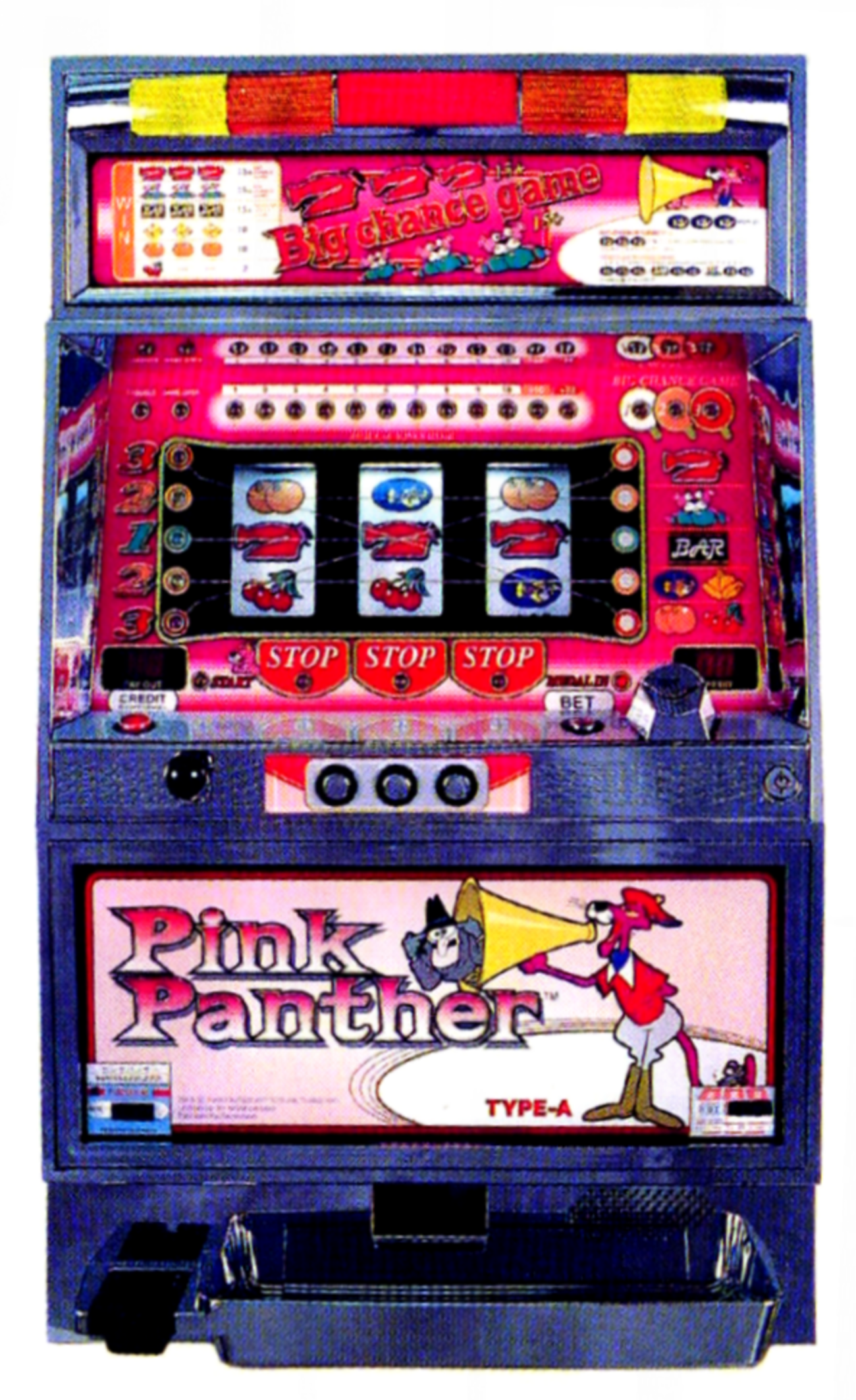 山佐「パチスロ ピンクパンサー」の筺体＆スペック＆情報 - pachinko