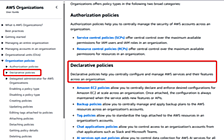 AWS Organizations の「管理ポリシー」が「宣言型ポリシー」に名称変更されました