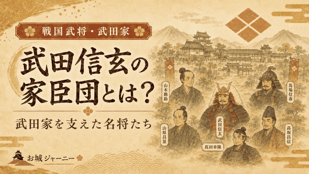 武田信玄の家臣団とは？武田家を支えた名将たちをわかりやすく紹介