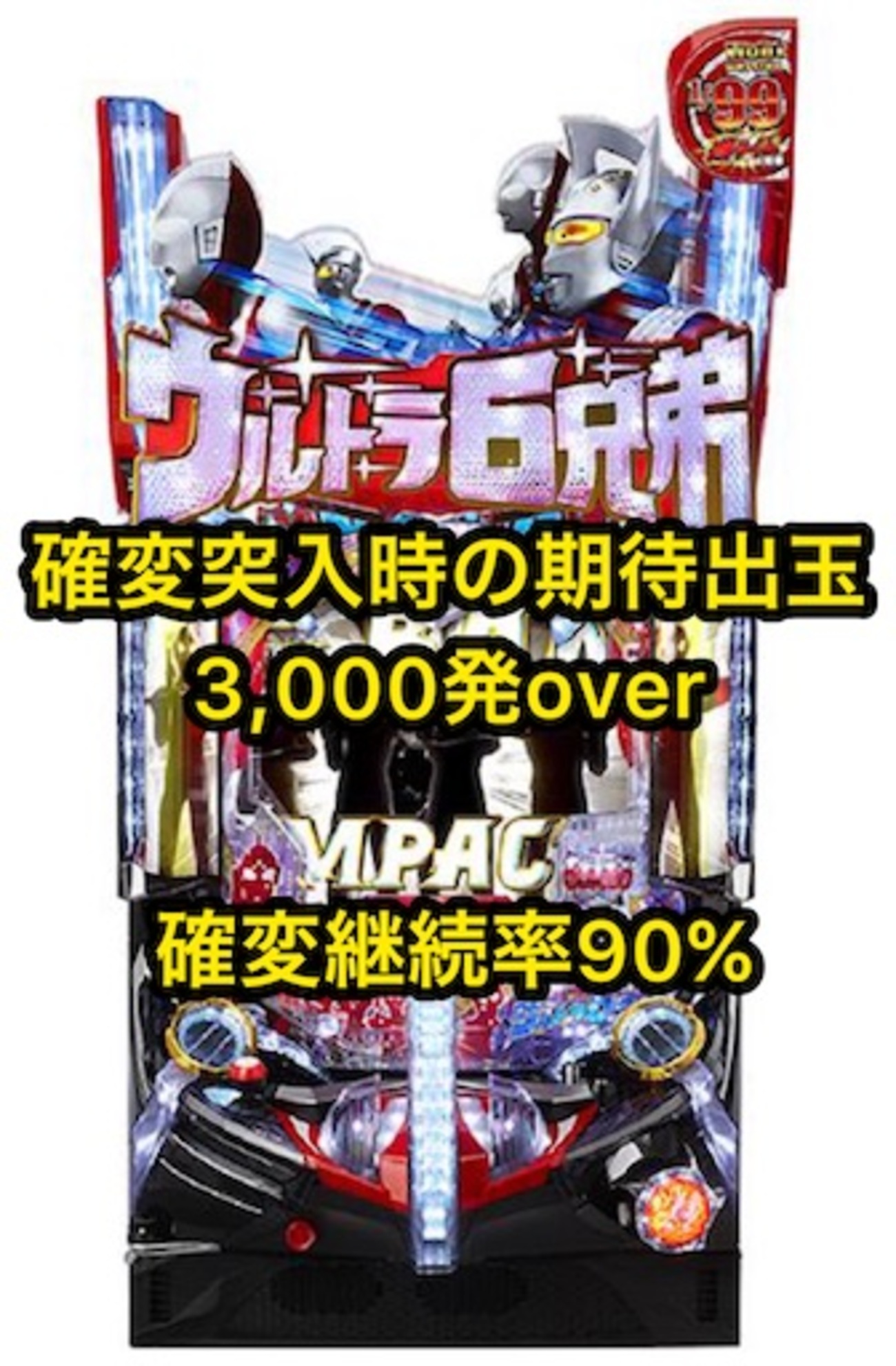 ぱちんこ ウルトラ6兄弟 Light Version パチンコ新台 機種情報