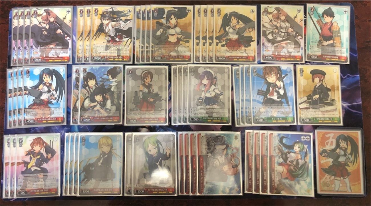 ヴァイスシュヴァルツ 艦これ デッキパーツ デッキ 未完成 ヴァイスシュヴァルツ 艦これ デッキパーツ デッキ 未完成