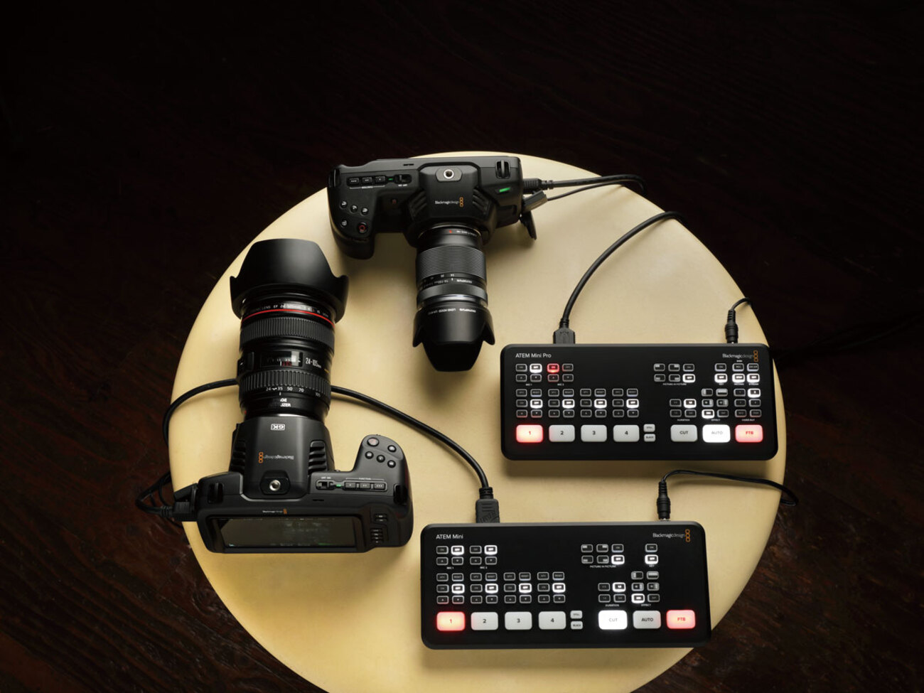 ATEM mini うむ Blackmagic Design 通電確認程度