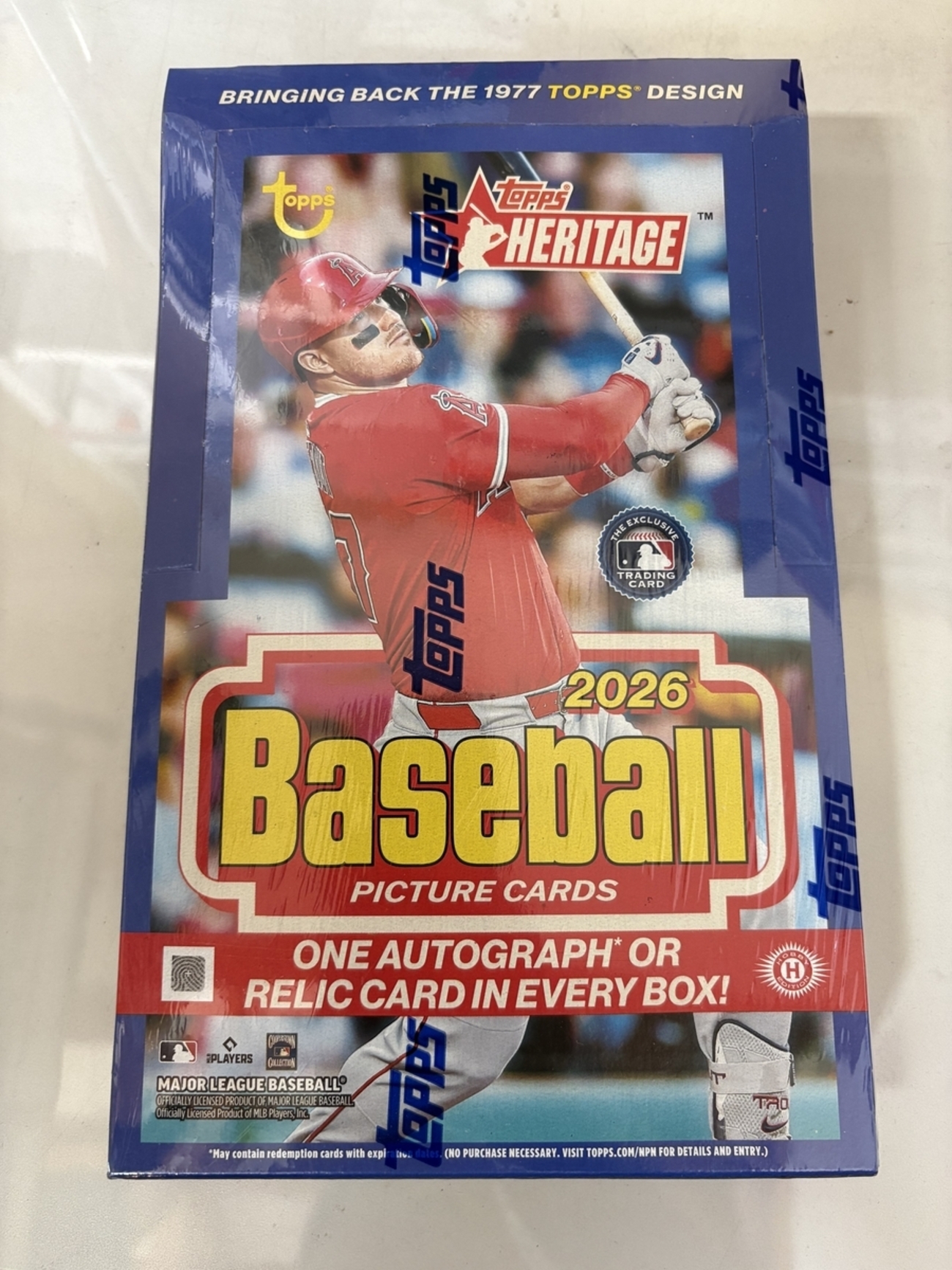 2026 Topps Heritage Baseball Hobby Box 開封。 - 野球カードと私と。