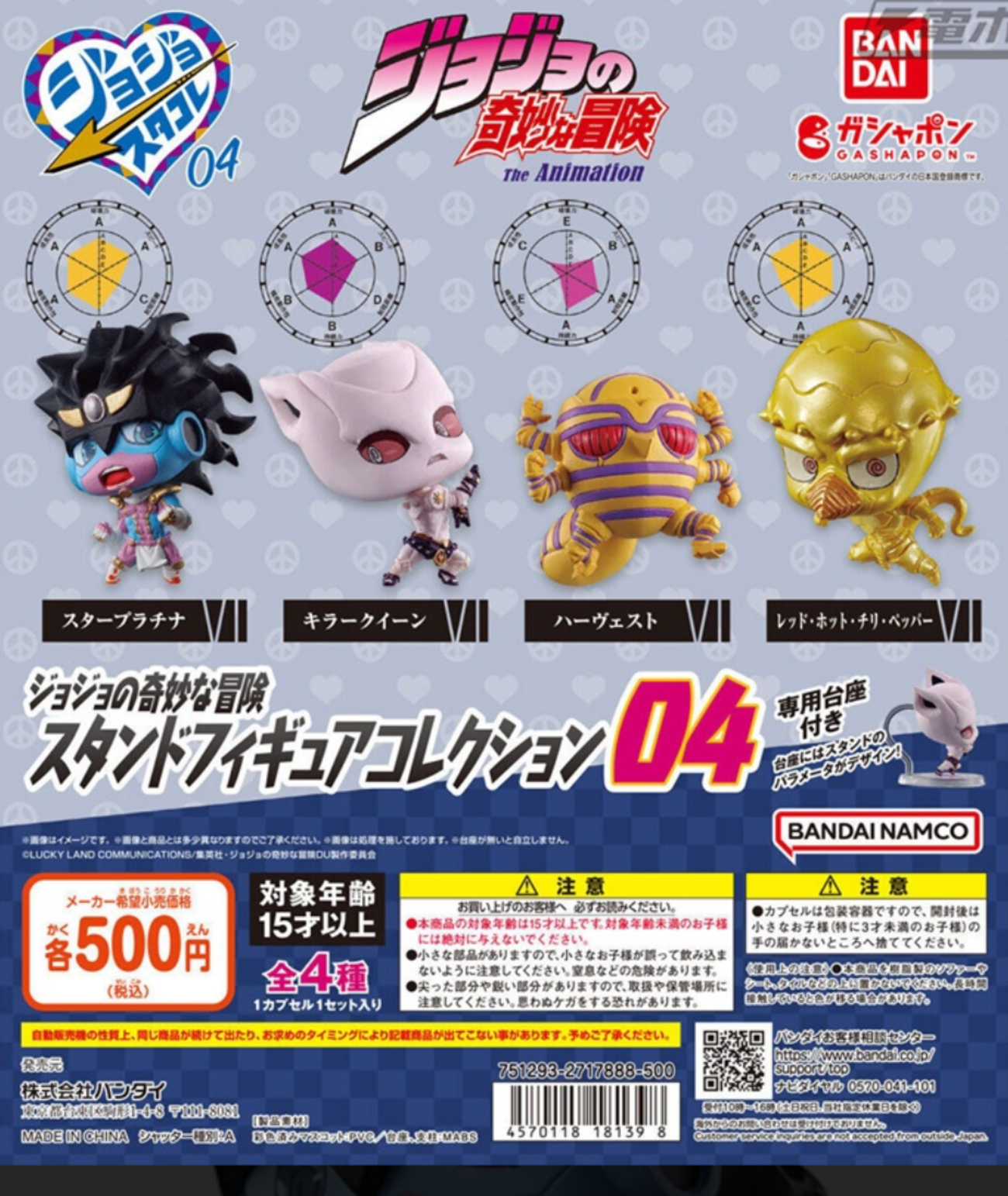 趣味全開】ジョジョの奇妙な冒険 スタンドフィギュアコレクション04 