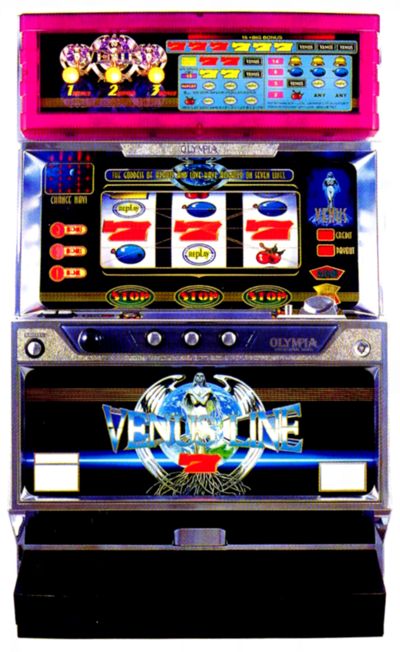 ジ*ス様 パチスロ　パネル　VENUS LINE ビーナスライン　激レア　見本機 backend=imagemagick;version=1;