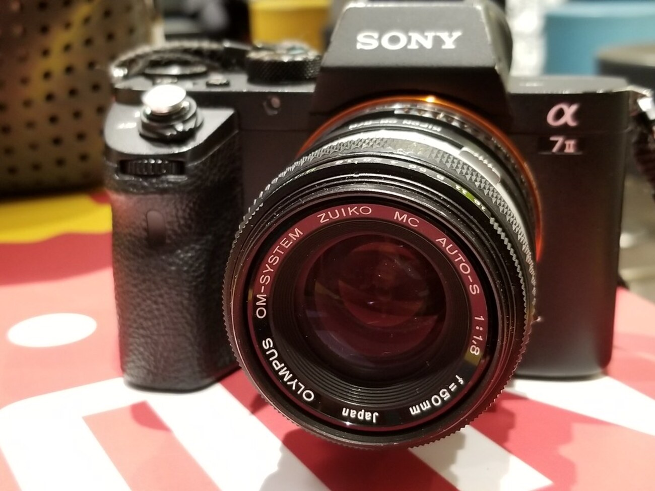 OLYMPUS OM-10&F.ZUIKO 50mm f1.8 Mアダプタ付 楽天市場】【整備済