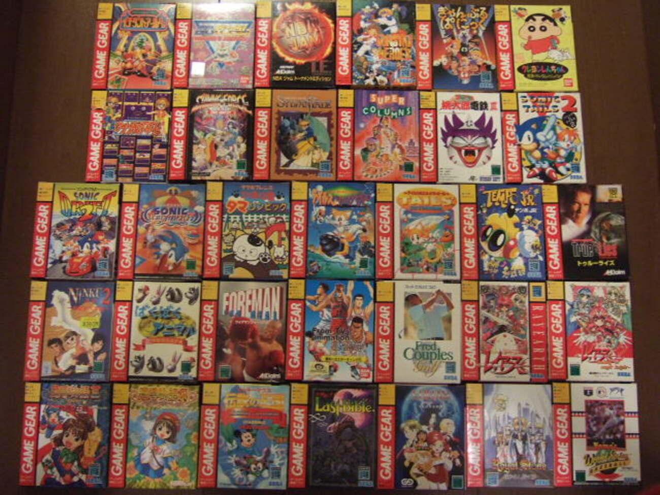 GG/日本】 ゲームギア用ソフト 中期～後期 (1994年～1996年)≪セガ他 