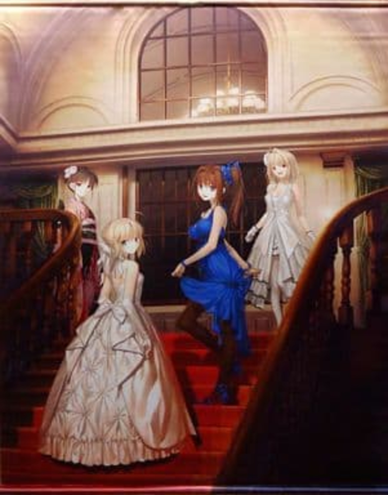 TYPE-MOON Fes. ポスター　蒼崎青子　セイバー　両儀式　アルクェイド はきょてん on X: 