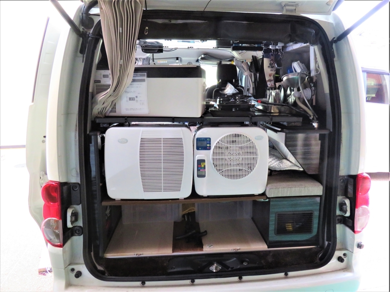 夏の車中泊準備で車載用エアコンを積み込みました - fwssのえっさんブログ