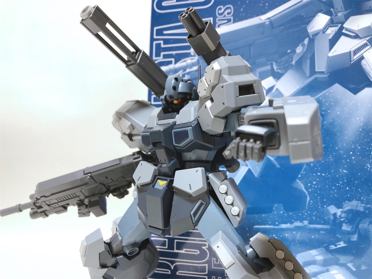 MG 1/100 ジェスタ・キャノン 塗装完成品（MG 1/100 ジェスタ 