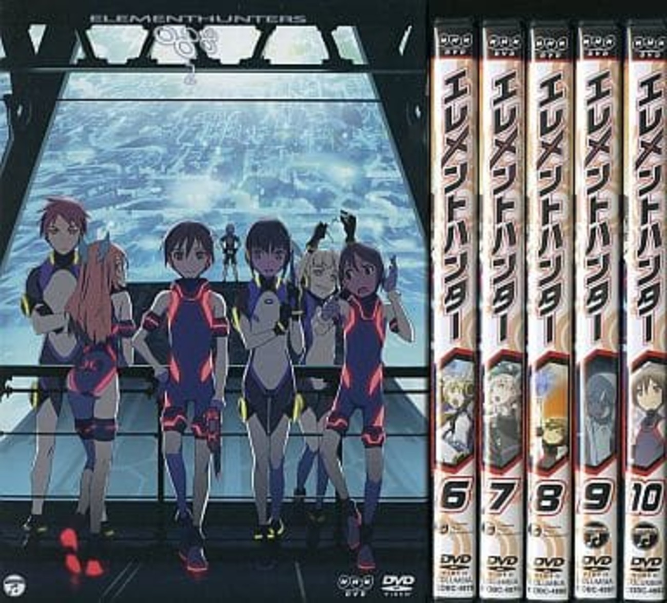新品ケース交換済み　エレメントハンター DVD 全10巻セット 全話 エレメントハンター 10巻全巻セット 管理番号23178 DVD レンタル落ち