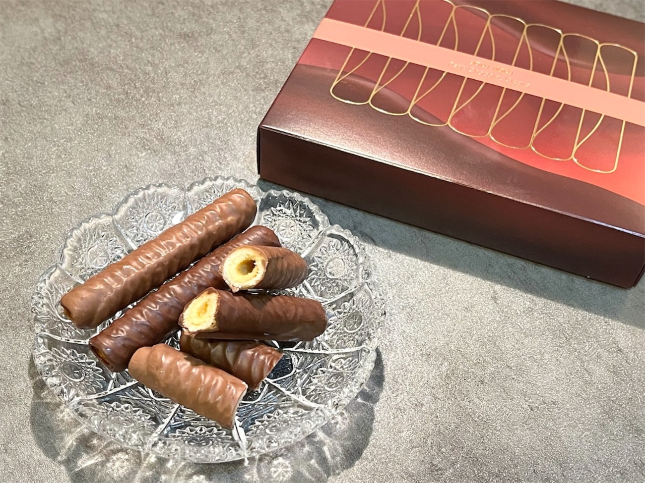 ヨックモック』プティショコラシガール。期間限定、チョコレート