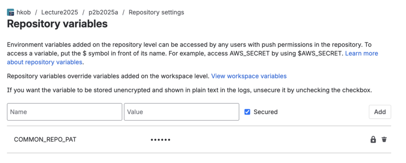 bitbucket の pipeline の設定記録 : hkob の雑記録 (331)