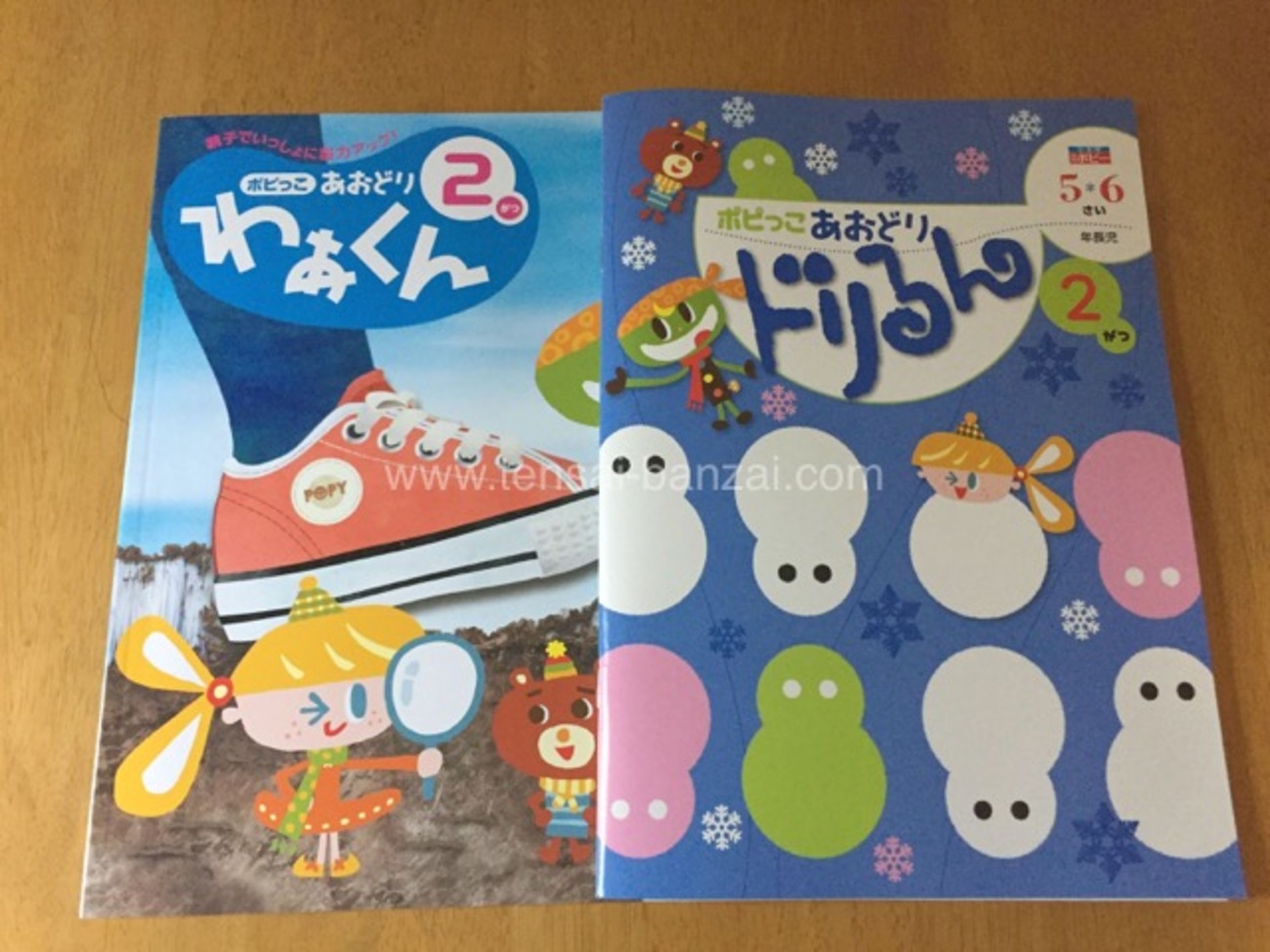 幼児ポピー2年使用：年長あおどりの内容の口コミ。 - うちの子、天才 