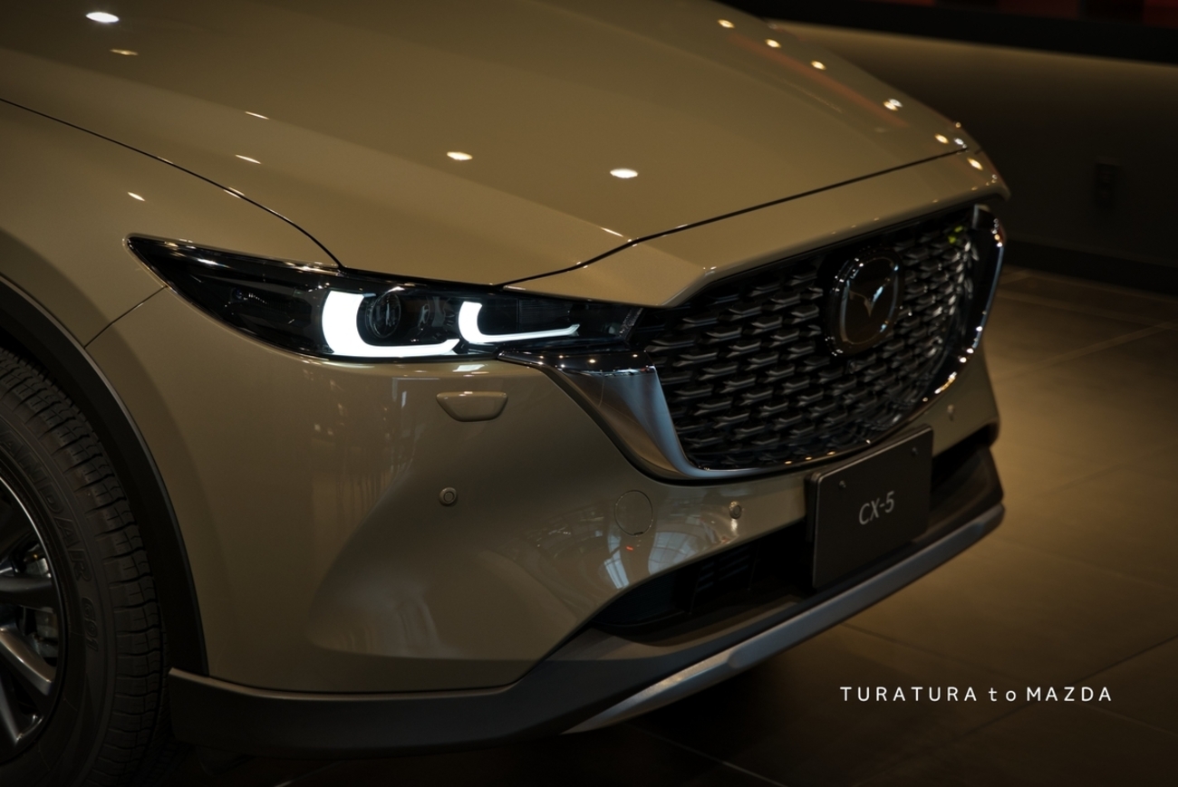 マツダが新たに「CX-5 2021年商品改良モデルのヘッドランプと 
