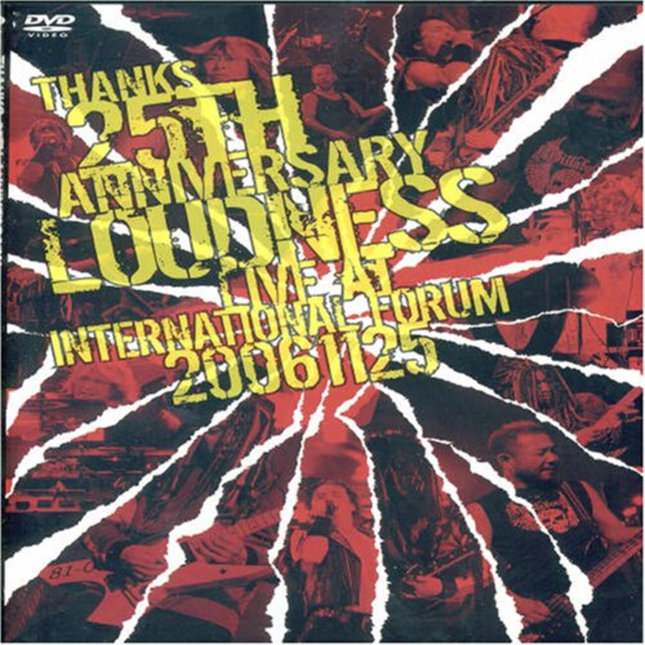 その他 THANKS 25TH ANNIVERSARY LOUDNESS LIVE 20061125 [DVD] LOUDNESS 25周年記念ライブ完全収録！オリジナルチューニングで