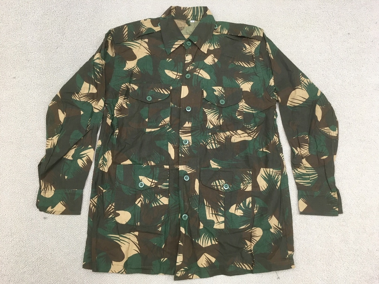 インドの独自迷彩です！【インドの軍服】陸軍迷彩ジャケット（プラント