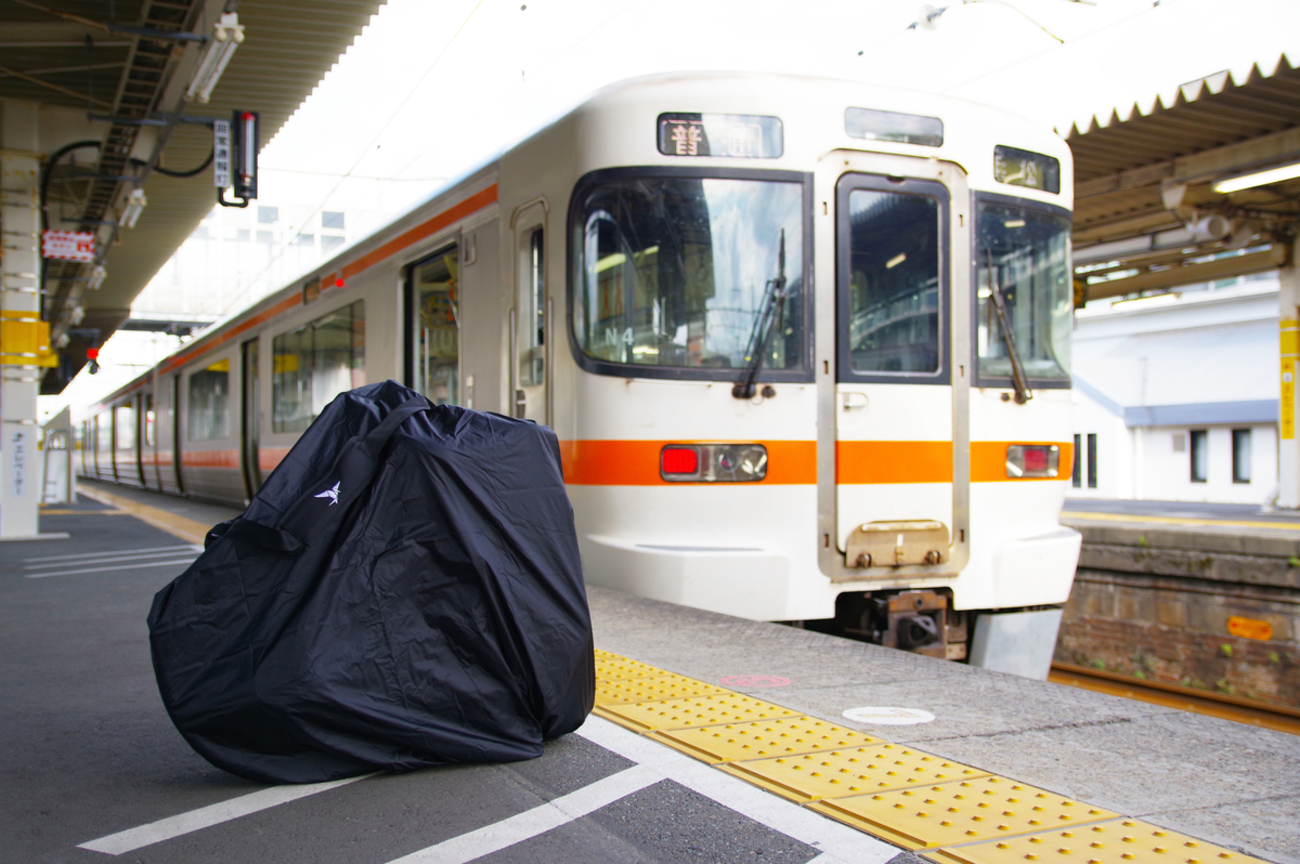 tern Verge N8で初めての輪行！蓬莱橋と抹茶ティラミス（島田市～掛川 