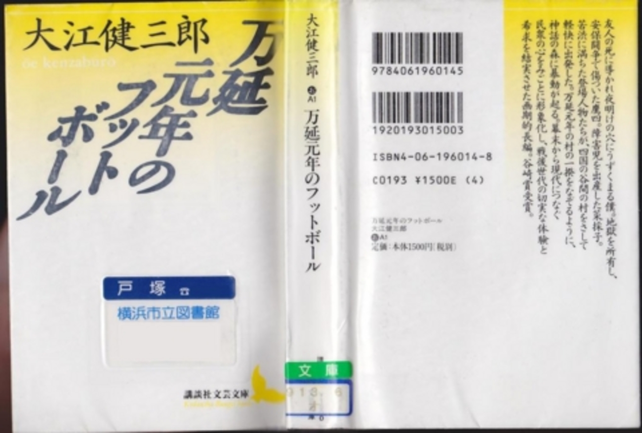 大江健三郎の『万延元年のフットボール』を読んだ - 上野日記
