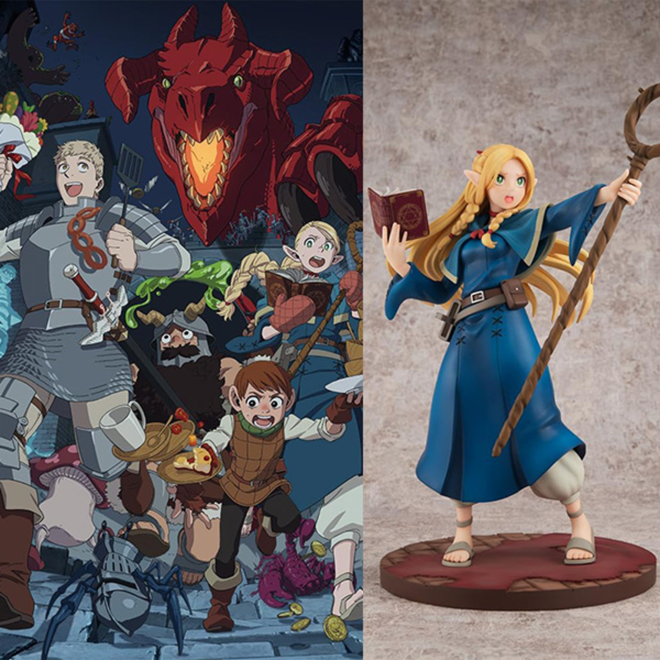 ダンジョン飯】Blu-ray BOX 1『マルシル 1/7スケールフィギュア付き 