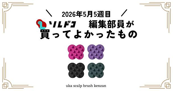 uka（ウカ）のケンザンは気持ちいい頭皮ケア＆頭以外にも使える優秀グッズ！｜編集部の買ってよかったもの