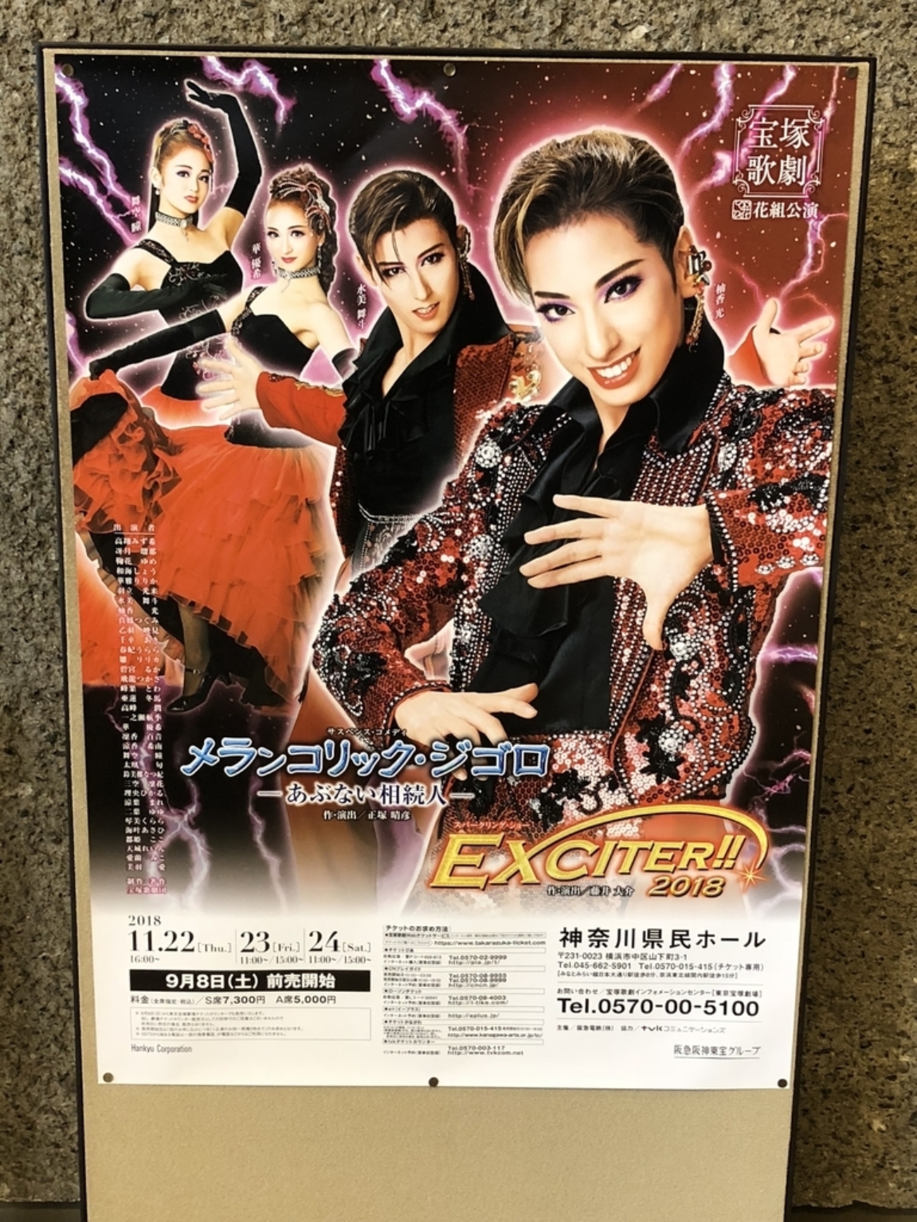 宝塚花組全国ツアー「メランコリック・ジゴロ」「EXCITER!!2018 