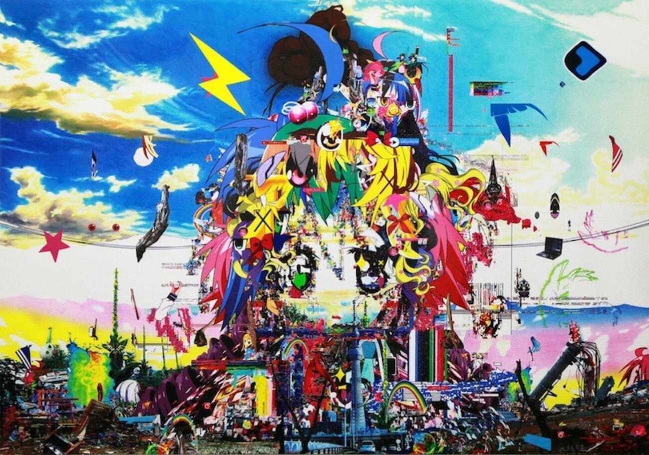 【真作】藤城嘘「無言の絵2」2019年　カオス*ラウンジ　黒瀬陽平　梅沢和木 絵と、 」vol.2 藤城嘘 – gallery αM