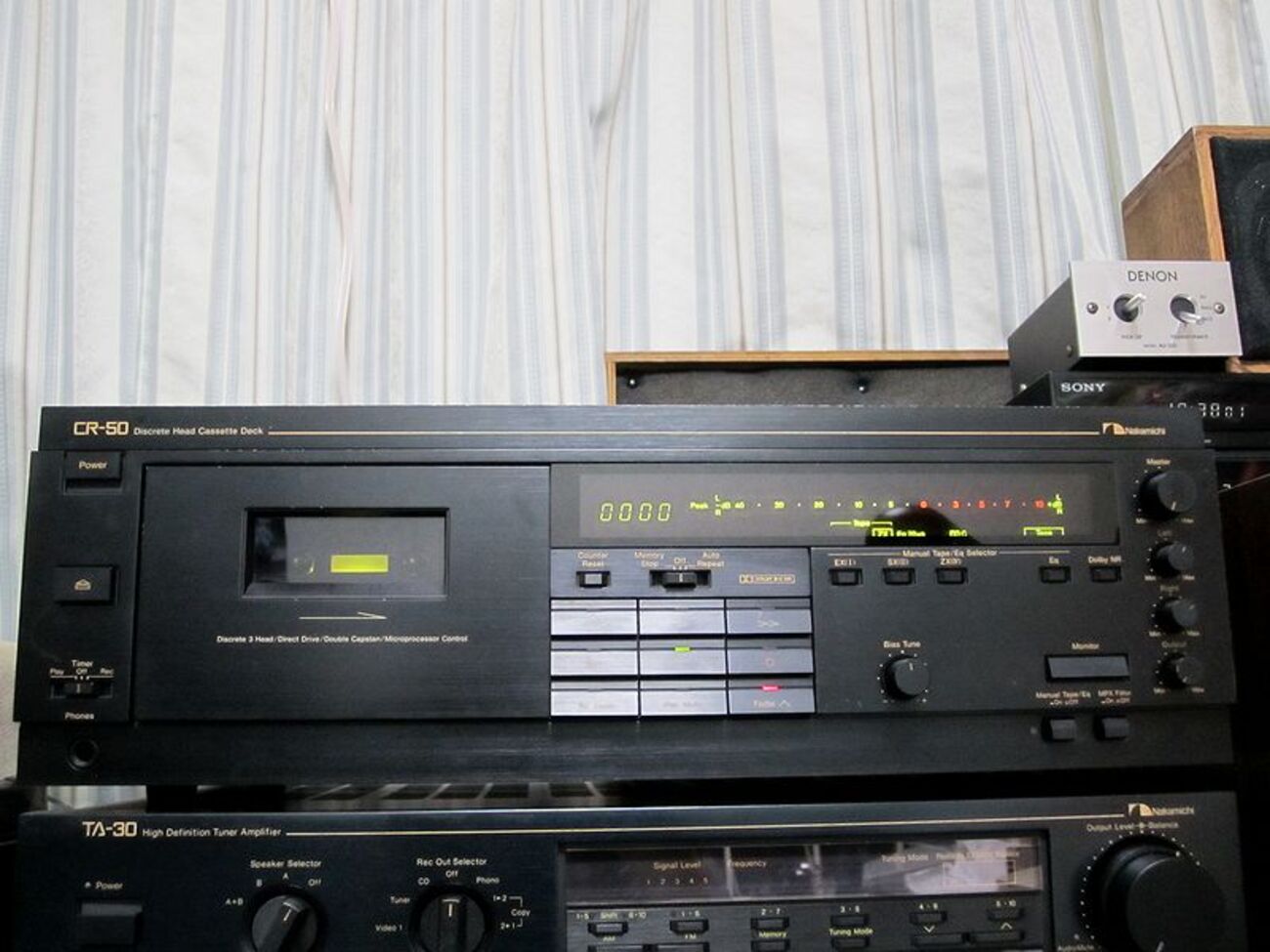 ナカミチカセットデッキ CR-30 動作品 （Nakamichi CR-50 