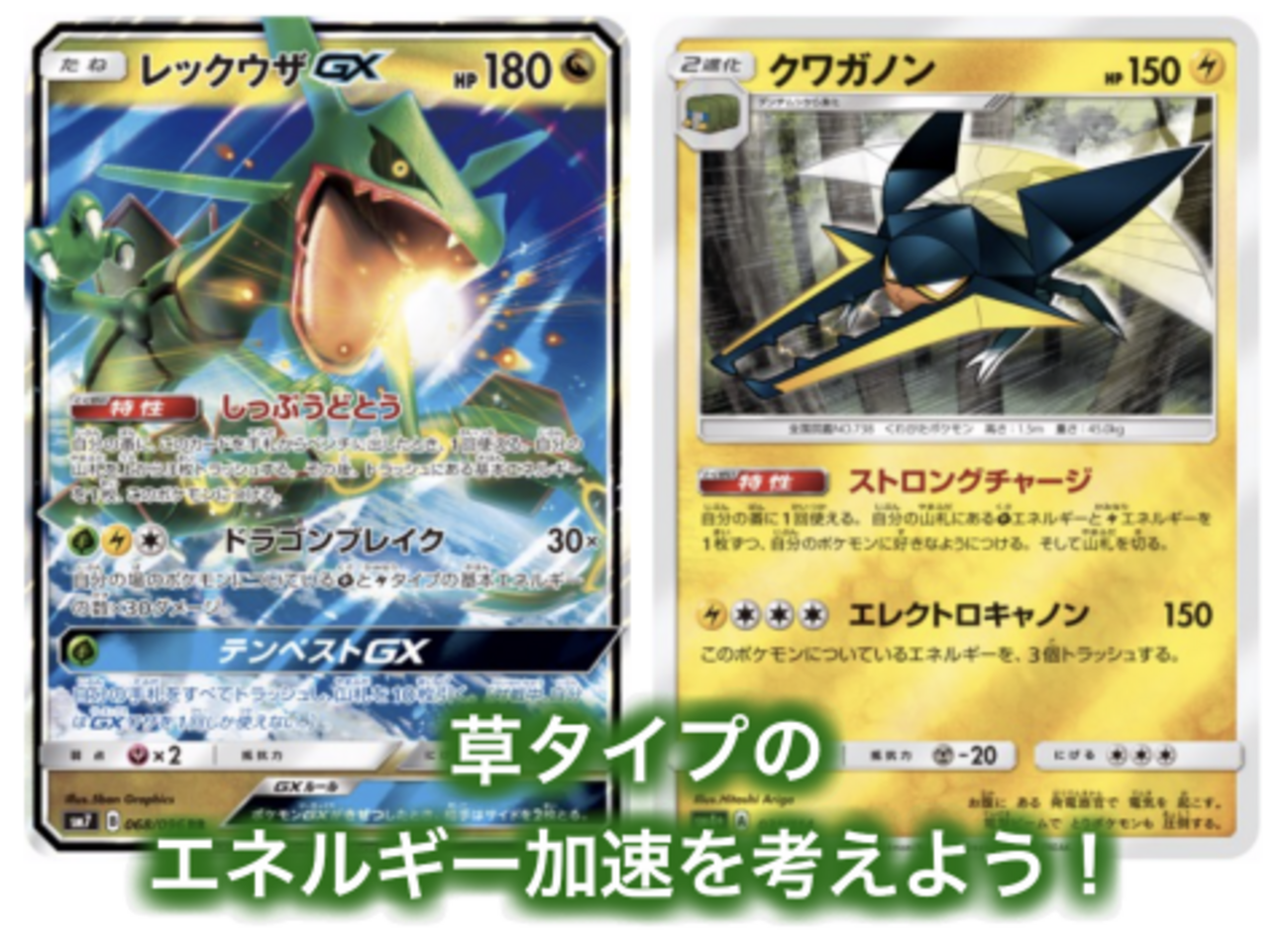 ポケモンカードゲームでエネルギー加速する方法を調べた(草タイプ編