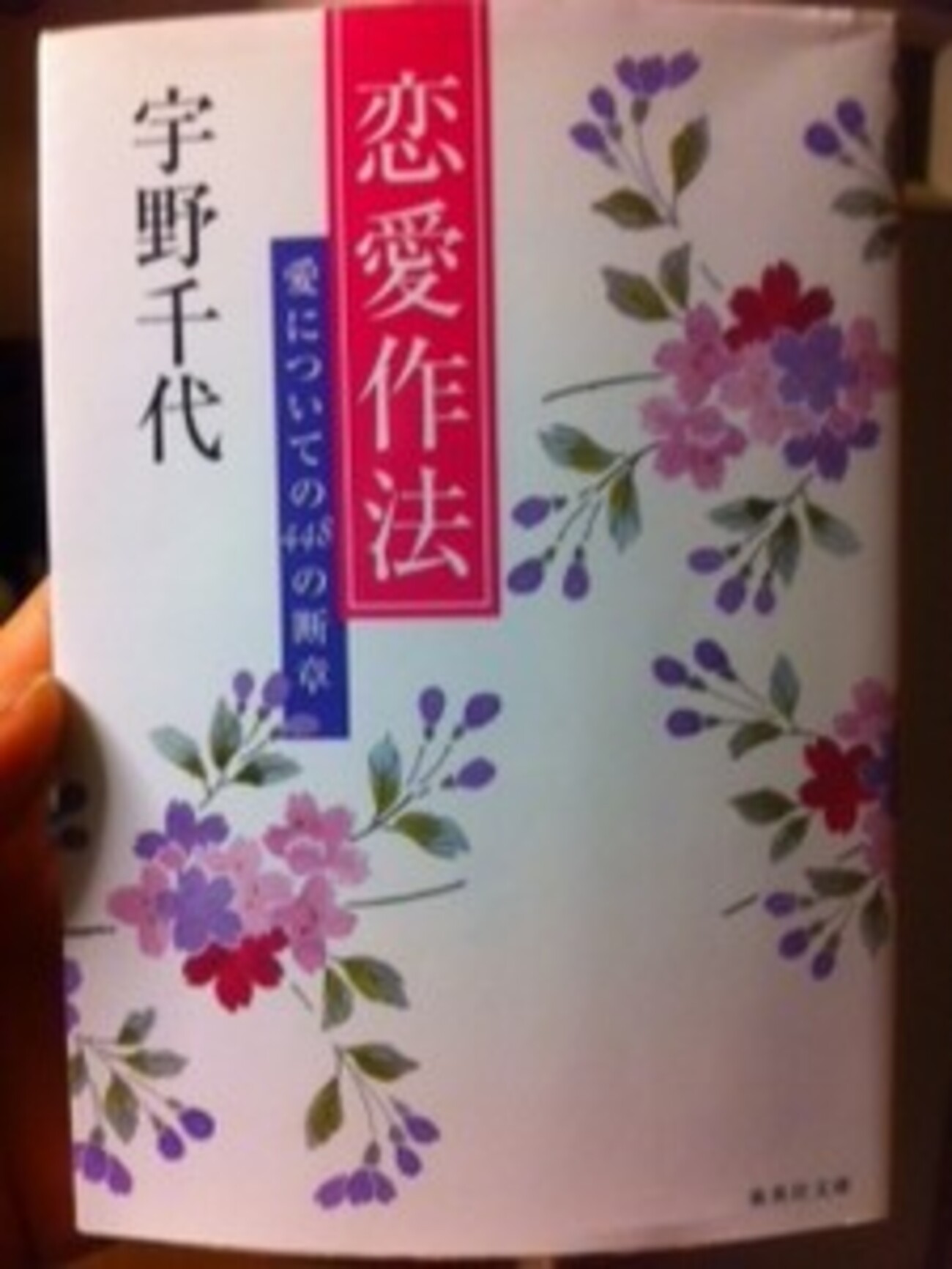 恋愛作法 愛についての448の断章 宇野千代 著 - うちこのヨガ日記