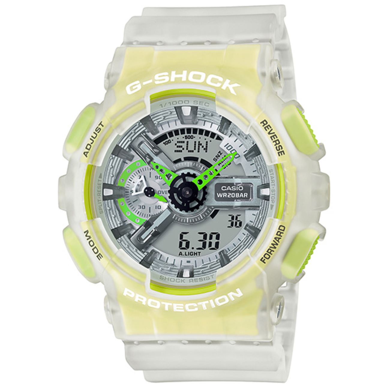 GA-110LS-7AJF（スケルトン・ホワイト／ビッグケース・シリーズ）「G 